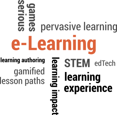 edTech, e-Learning, serious games, gamified lesson paths, learning impact, pervasive learning, learning authoring, learning experience, STEM